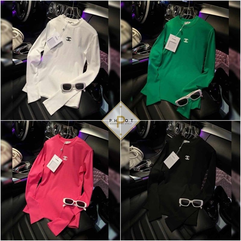 Áo thun dài tay chữ X hàng QC