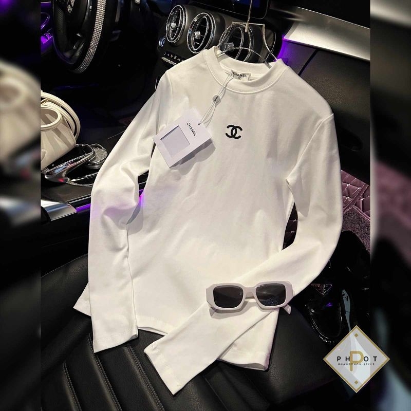 Áo thun dài tay chữ X hàng QC