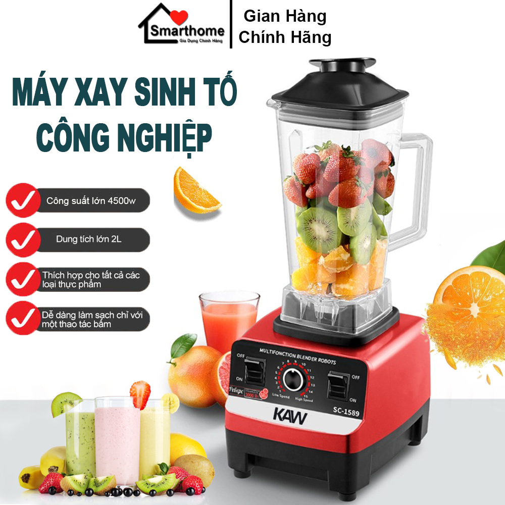 Máy Xay Sinh Tố Công Nghiệp KAW SC-1589 Công Suất 5000W
