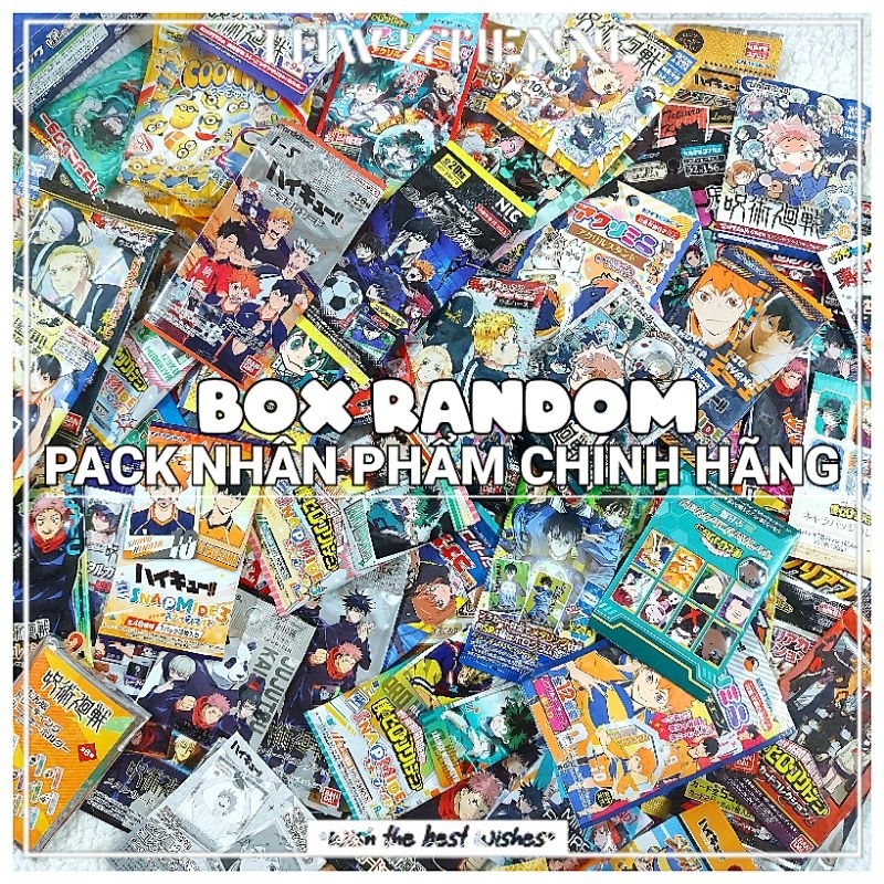 Box random PACK NHÂN PHẨM NGUYÊN SEAL chính hãng