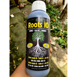 Roots 10: Kích rễ cực mạnh, hạ phèn, bung chồi, xanh lá, lớn trái, giải độc cây.. Chai 1 lít