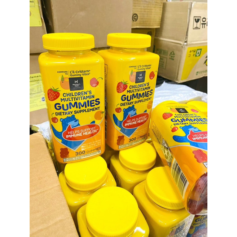 Kẹo dẻo gấu bổ sung Vitamin L'il Critters Gummy Vites 300 viên, immunce C 290viênt