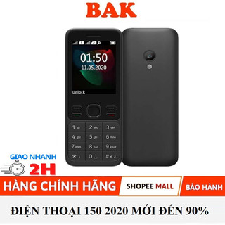 Điện thoại BAK 150  2020 bản 2 sim có camera quay phim chụp ảnh, tặng kèm pin sạc, bảo hành 6 tháng