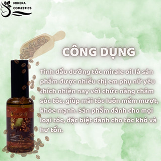 Tinh dầu dưỡng tóc miracle oil infuse ( cà phê)