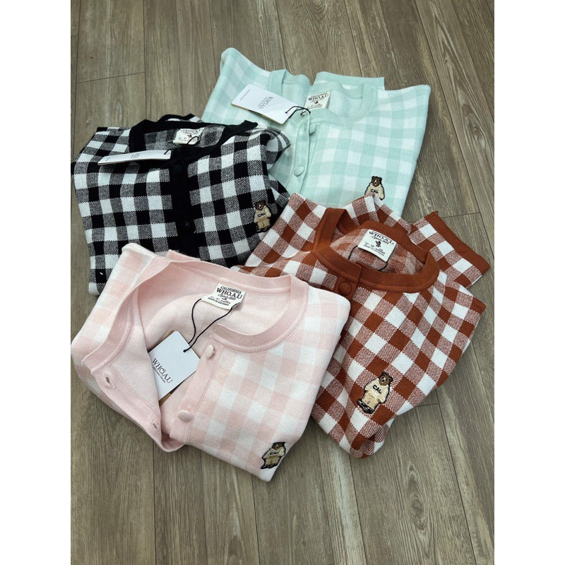 AnDi.vnxk Set áo caro nhiều màu xuất dư xịn - W.hoau