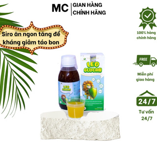 Siro Ăn Ngon Leo Glucan Tăng Sức Đề Kháng,Hết Biếng Ăn,Giam Táo Bón