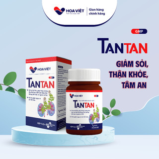 Viên sỏi Tan Tan Hoa Việt - sỏi thận sỏi tiết niệu giảm viêm đường tiết niệu - hộp 60
