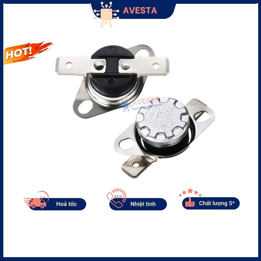 Relay nhiệt , Relay KSD301 10A 250V thường đóng từ 40-110 độ Avesta