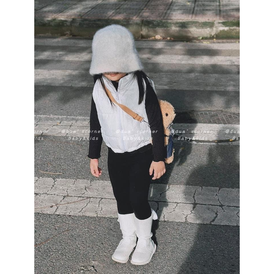 Áo phao gile cho bé gái