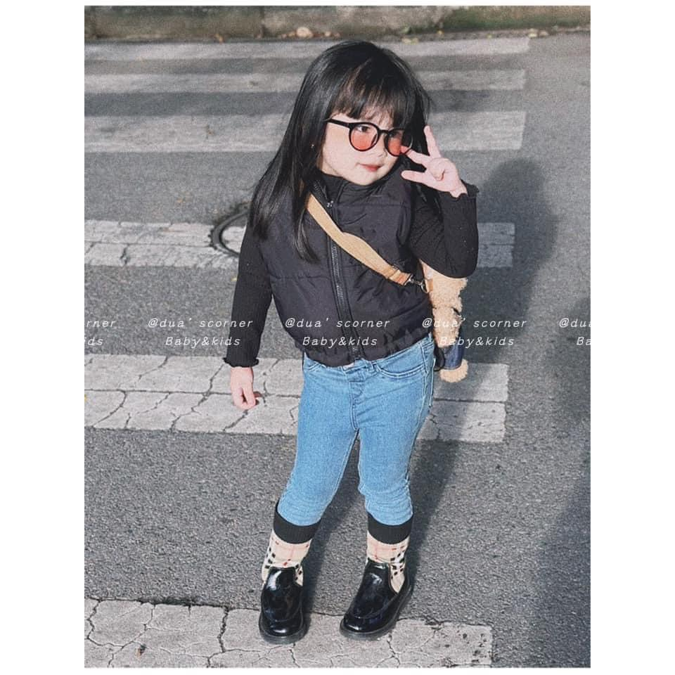 Áo phao gile cho bé gái