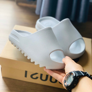 Dép Bánh Mì Nam Nữ YZ đúc nguyên khối Màu Xám Basic Vân Nhám Đế Cao 5Cm, Bảng Cao Cấp Form Chuẩn