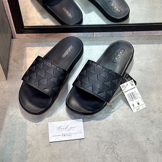 Dép adidas comfort slides-trắng đen-gv9735