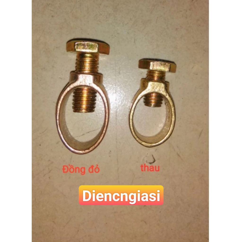 Combo 5 ôc cà na kẹp cọc Tiếp Địa