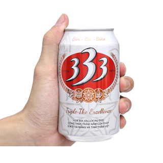 Thùng 24 Lon Bia 333 Lon 330ml