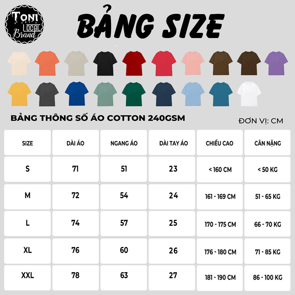 ÁO THUN BASIC Oversize Tay Lỡ Local Brand Cotton 100 240gsm dày form rộng trẻ trung Unisex