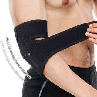 Băng khuỷu tay, bó bảo vệ khuỷu tay loại dán có trợ lực D4B