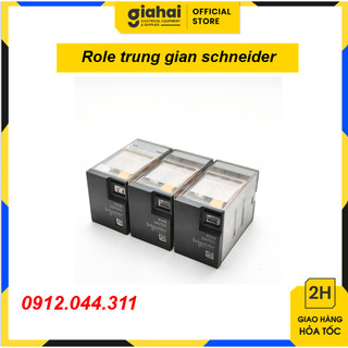 Rơ le trung gian schneider 8 chân và 14 chân 220v/24v tbd239
