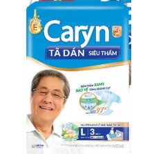 Bịch 3 Miếng Bỉm Dán Caryn Cho Mẹ Sau Sinh L3 - Tã Dán Caryn Cho Người Cao Tuổi
