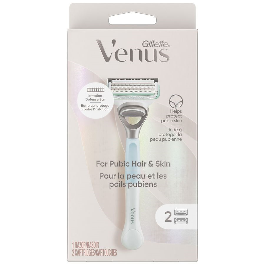 Dao cạo lông chống kích ứng da cho nữ vớ 2 đầu thay Venus