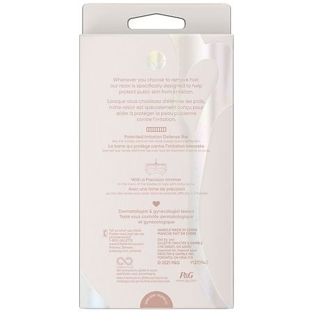 Dao cạo lông chống kích ứng da cho nữ vớ 2 đầu thay Venus