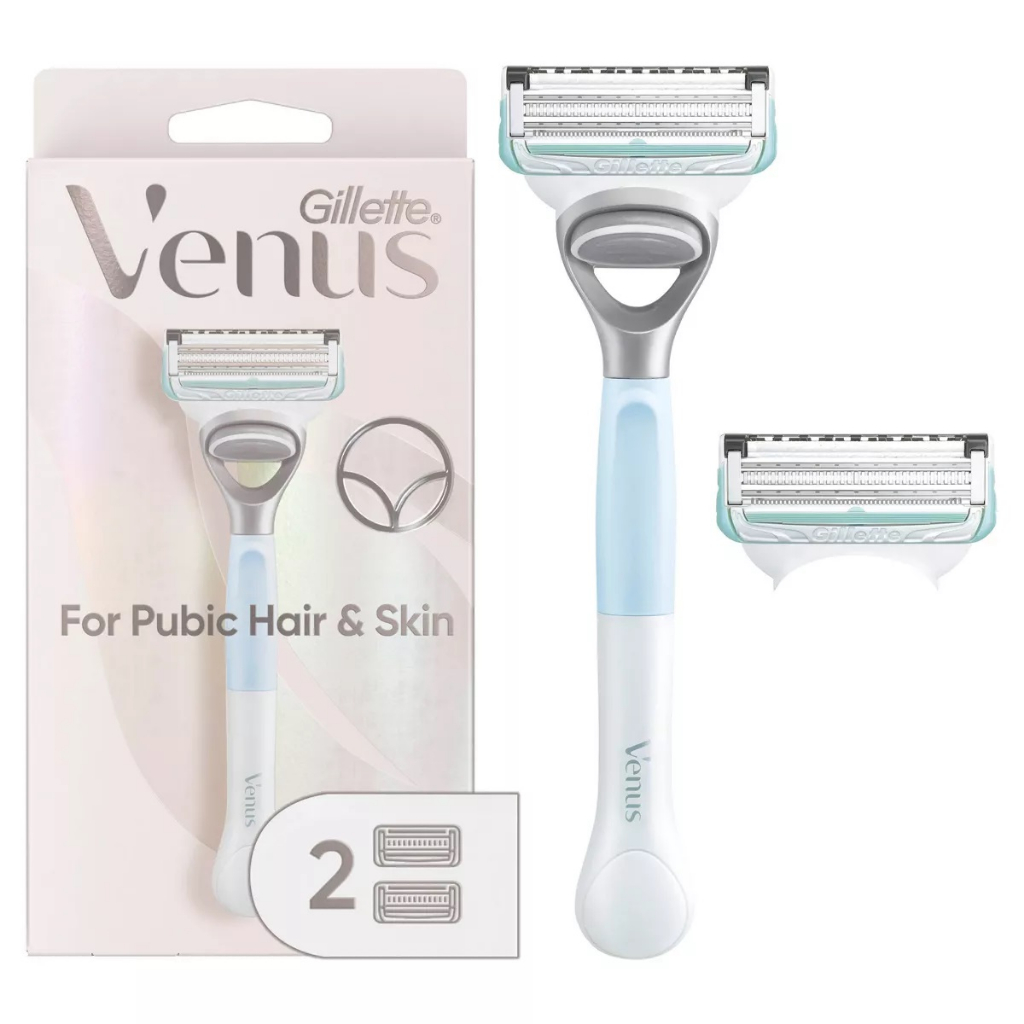 Dao cạo lông chống kích ứng da cho nữ vớ 2 đầu thay Venus