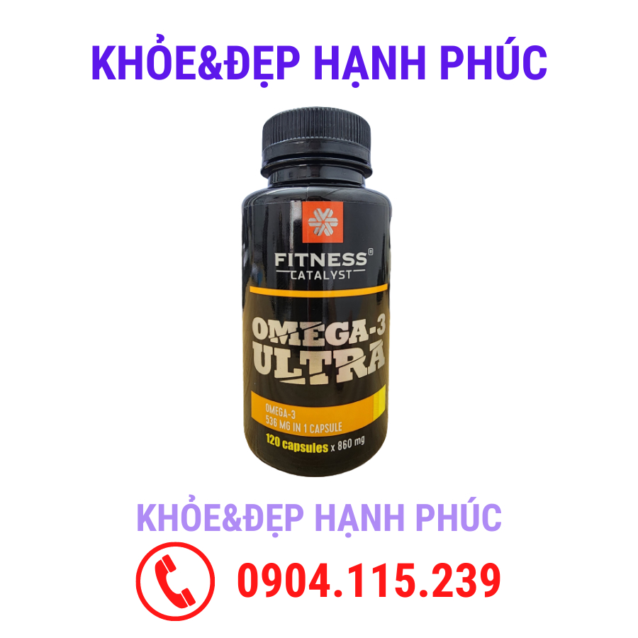Thực phẩm bảo vệ sức khỏe Fitness Catalyst. Omega-3 Ultra – 120 viên/lọ