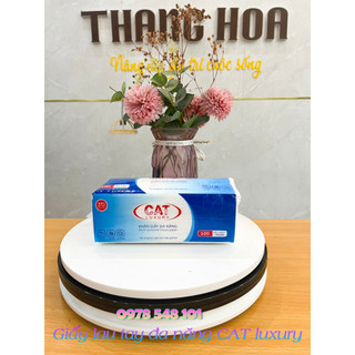 COMBO 5 gói giấy đa năng lau tay thấm dầu CAT Luxury siêu dai siêu thấm