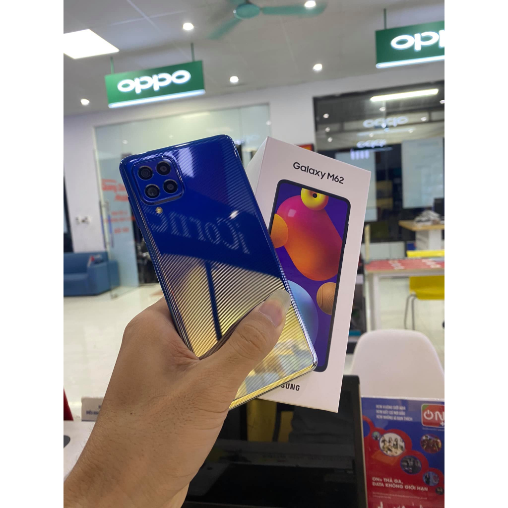 Điện Thoại Samsung Galaxy M62 8GB/256GB - Hàng Chính Hãng Nguyên Seal