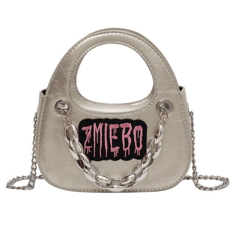 Túi Đeo Chéo Đeo Vai Phối Chữ Cá Tính, Túi Xách Nữ Đeo Chéo zmiebo M218