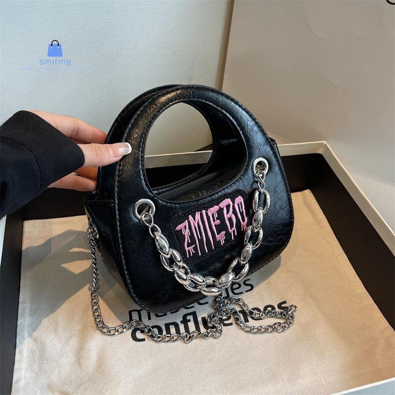 Túi Đeo Chéo Đeo Vai Phối Chữ Cá Tính, Túi Xách Nữ Đeo Chéo zmiebo M218