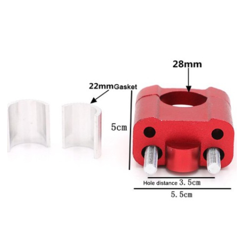 Cùm nâng ghi đông 22mm-28mm CNC giá 1 đôi chính hãng