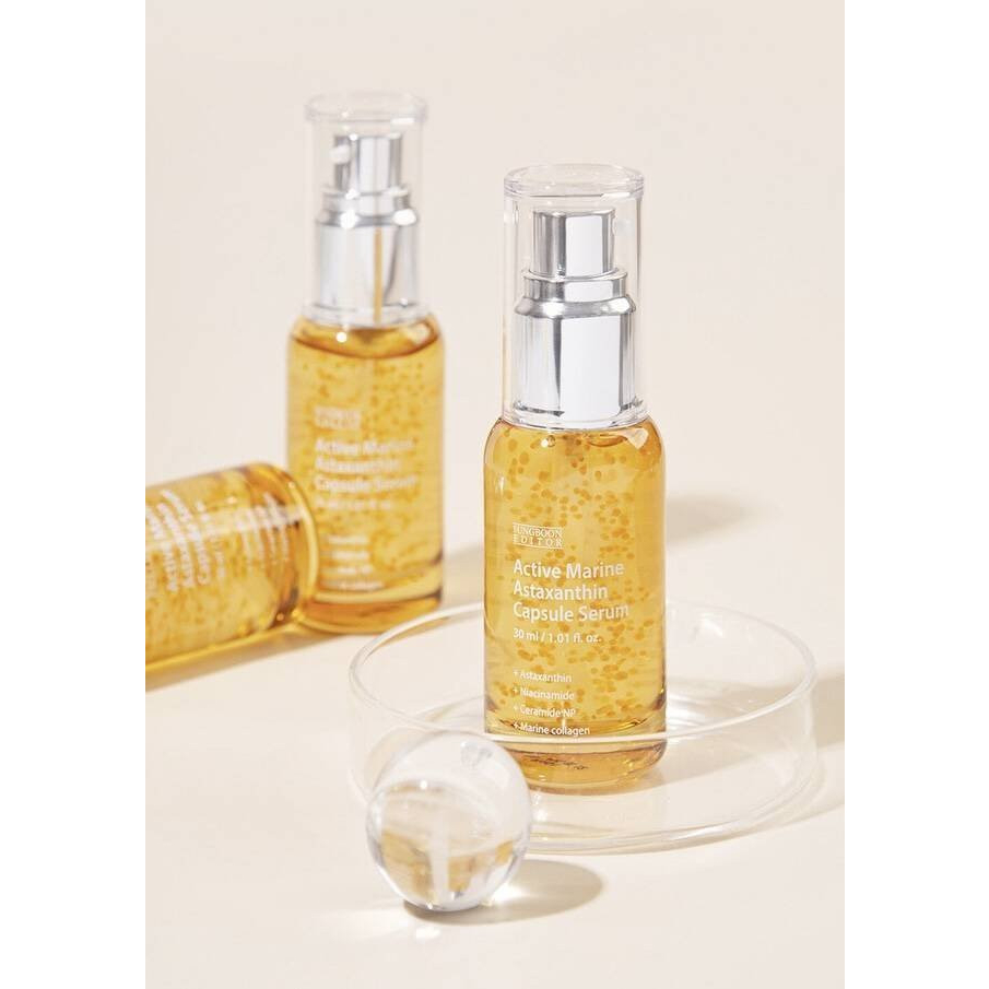 Serum Làm Trắng, Chống Lão Hóa SUNGBOON EDITOR ACTIVE MARINE ASTAXANTHIN CAPSULE 30ml