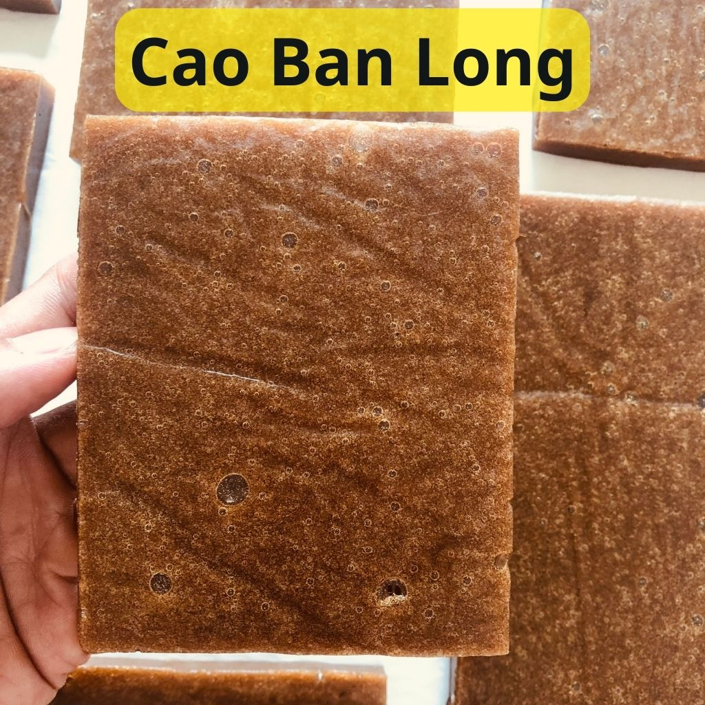 Cao ban long nguyên chất 100% - chất cao trong, màu vàng đẹp, độ đàn hồi tốt