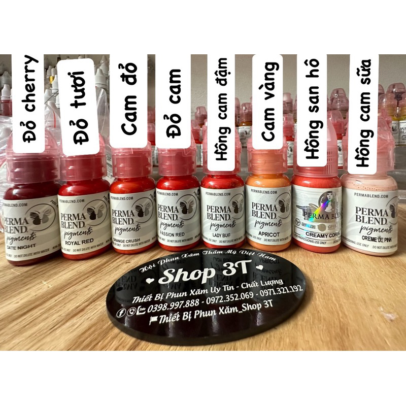 Mực phun môi Perma chính hãng