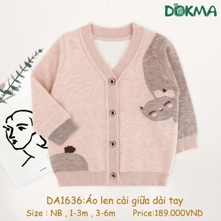 Áo len dokma dài tay size 0_m đến 6-9m