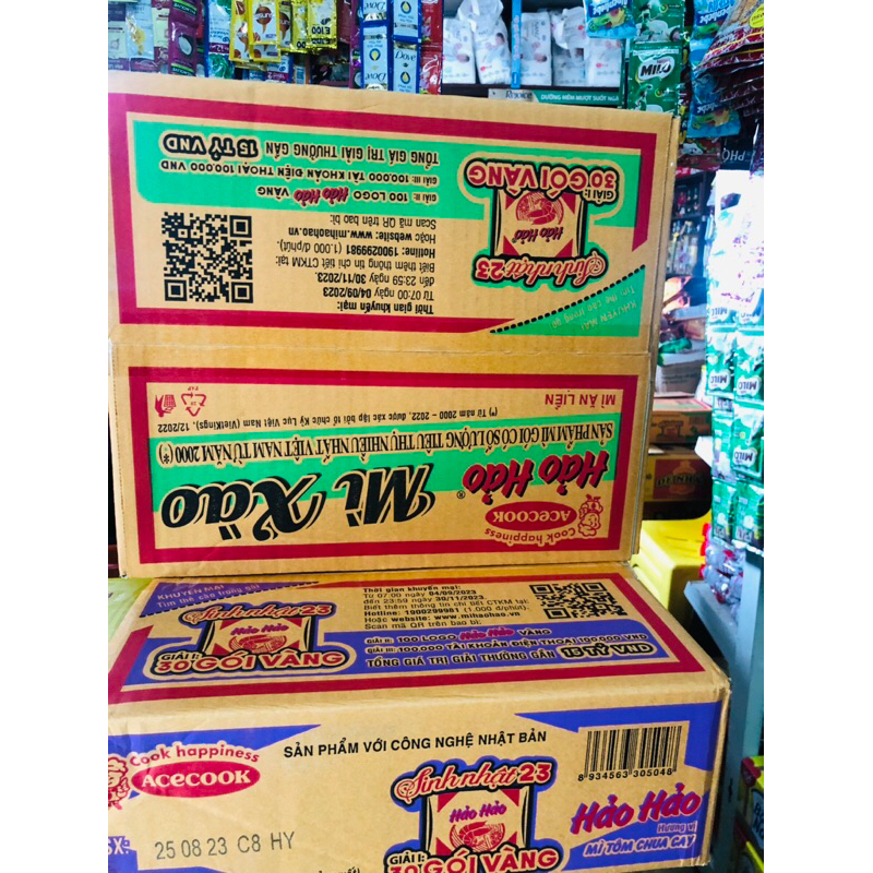 Thùng Mỳ Tôm Hảo Hảo 30 gói 75g