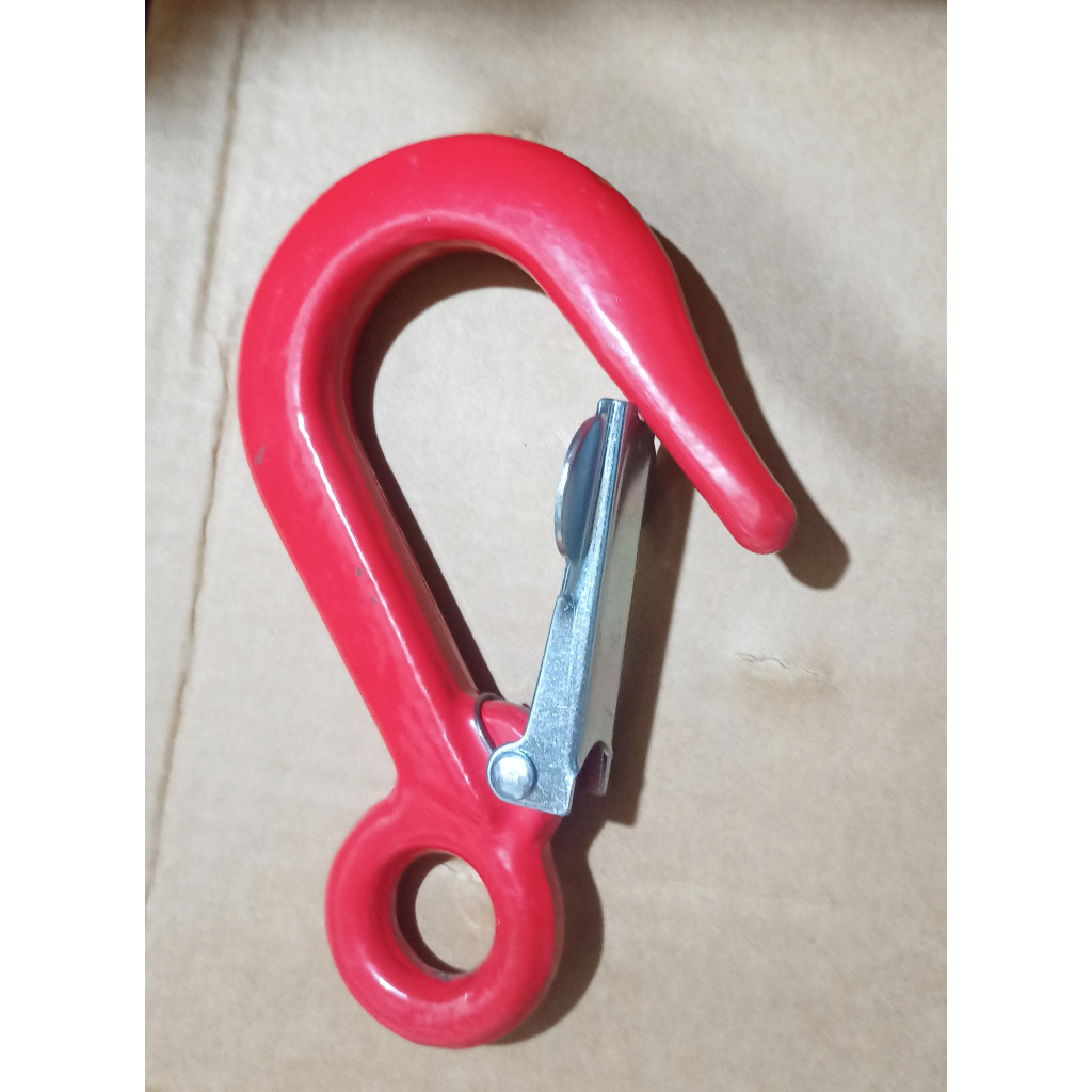 Móc cẩu, móc cẩu hàng 5000LBS, móc xích, nâng hạ hàng hóa, móc treo có khóa an toàn, màu ngẫu nhiên