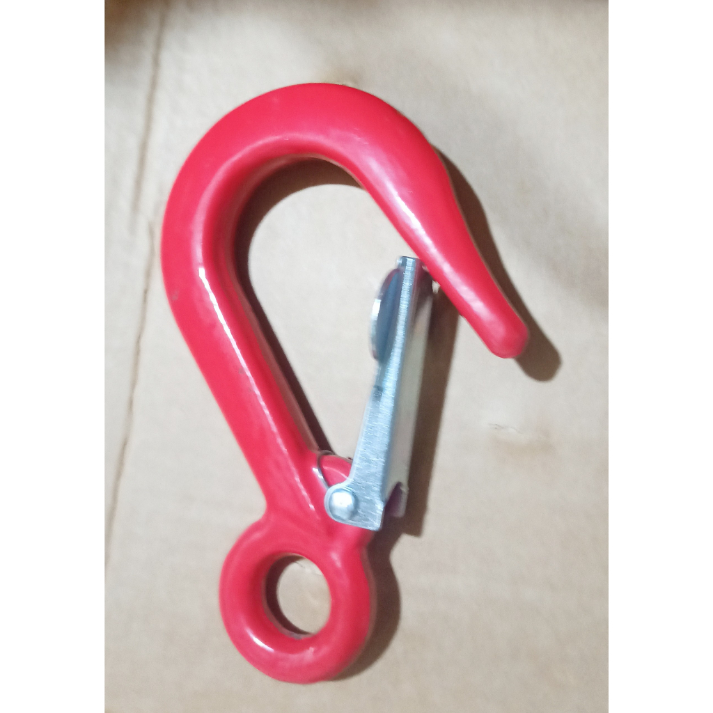 Móc cẩu, móc cẩu hàng 5000LBS, móc xích, nâng hạ hàng hóa, móc treo có khóa an toàn, màu ngẫu nhiên