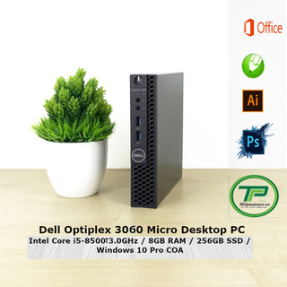 Mini pc Dell micro 3060 intel i7 thế hệ 8 ram 16G ssd nvme 256G