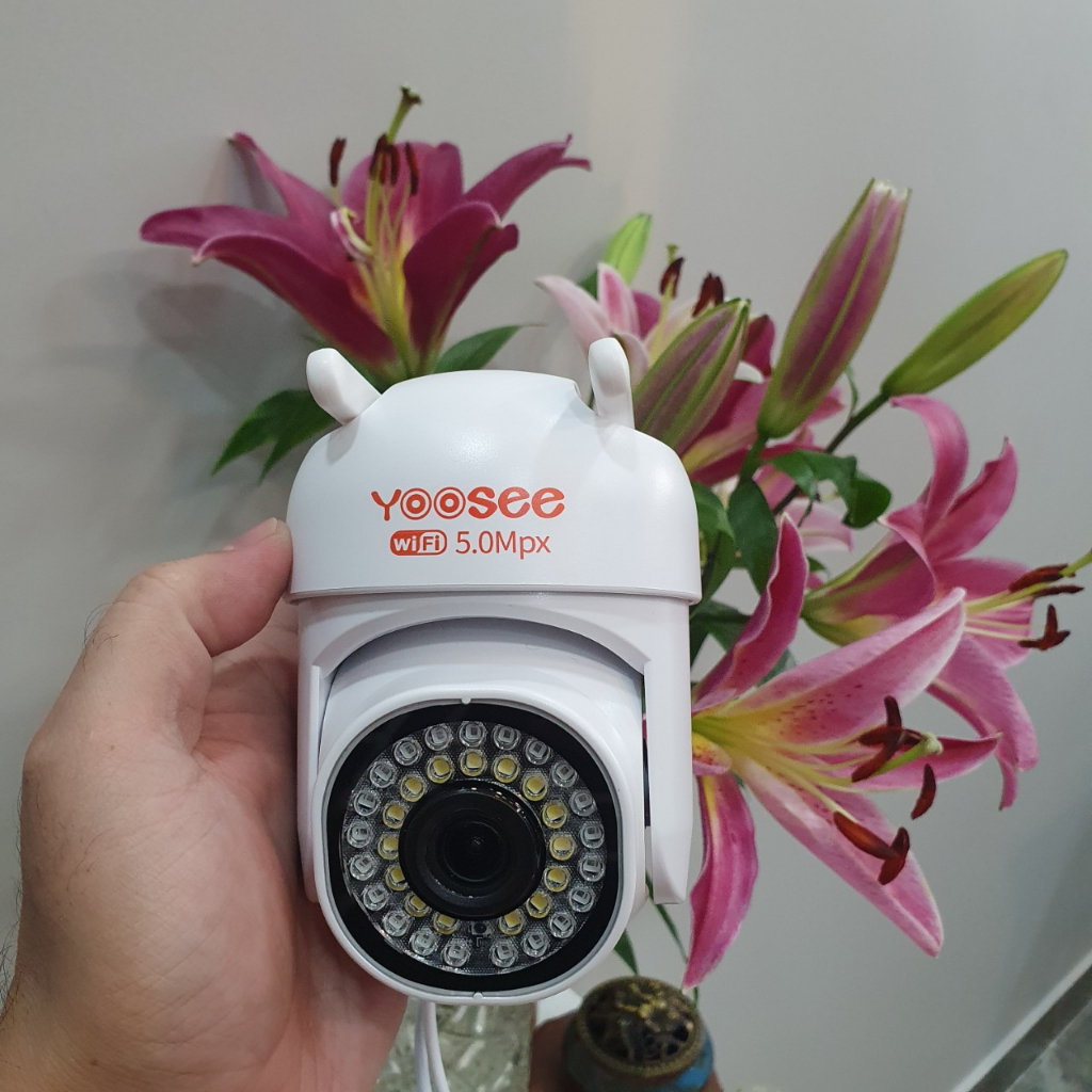 Camera WiFi Ngoài Trời YooSee PTZ 36 LED Mini 1080P Xoay 360 Đàm thoại 2 chiều.