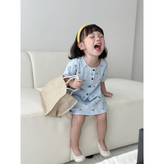 Set Váy Áo Cổ Tròn và Chân Váy Xòe Đi Học Đi Chơi Xinh Xắn Cho Bé Gái Từ 1-6 Tuổi - Jazzie Set - SEL014 - SAOLA CLOTHING
