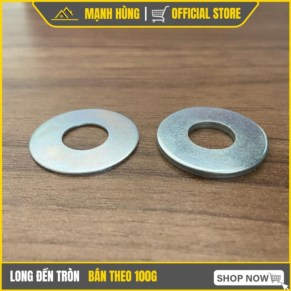 Long đền tròn 6ly 8ly 10ly 12ly, Vòng đệm tròn sắt, Long đền sắt tròn