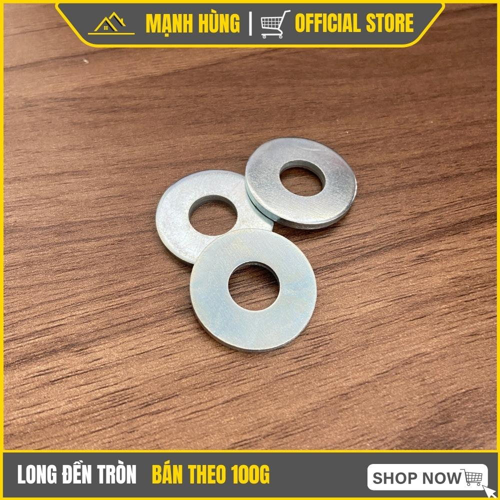 Long đền tròn 6ly 8ly 10ly 12ly, Vòng đệm tròn sắt, Long đền sắt tròn