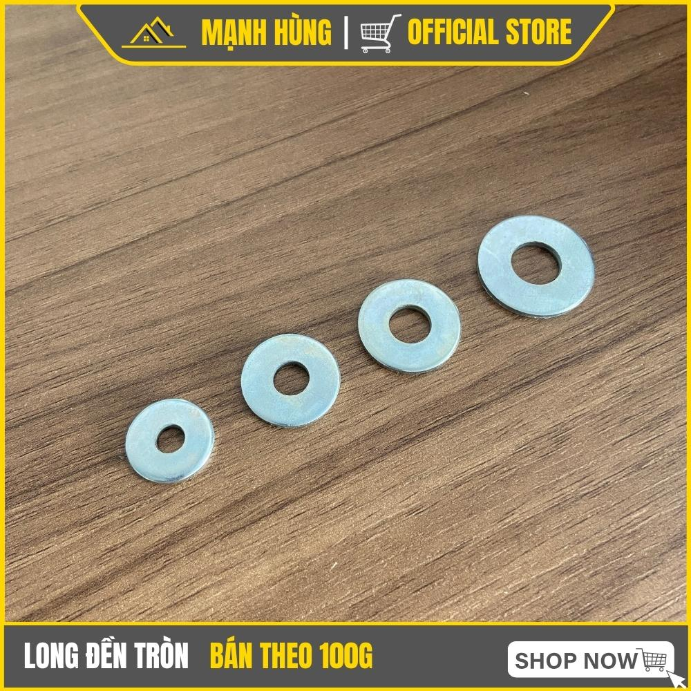 Long đền tròn 6ly 8ly 10ly 12ly, Vòng đệm tròn sắt, Long đền sắt tròn