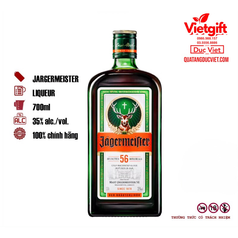 Jager 700ml-1000ml Chính hãng