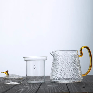 Ấm thuỷ tinh sần vồng 600ml