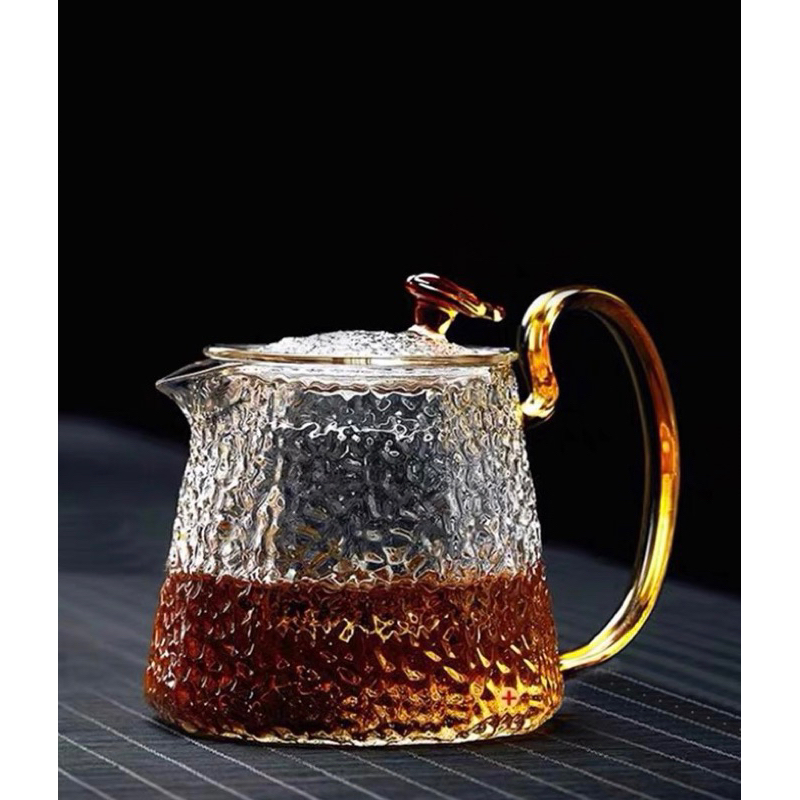 Ấm thuỷ tinh sần vồng 600ml