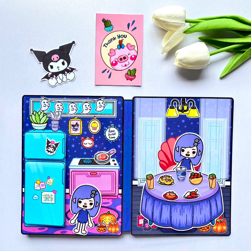 Ngôi nhà Kuromi - Tocaboca - Búp bê giấy