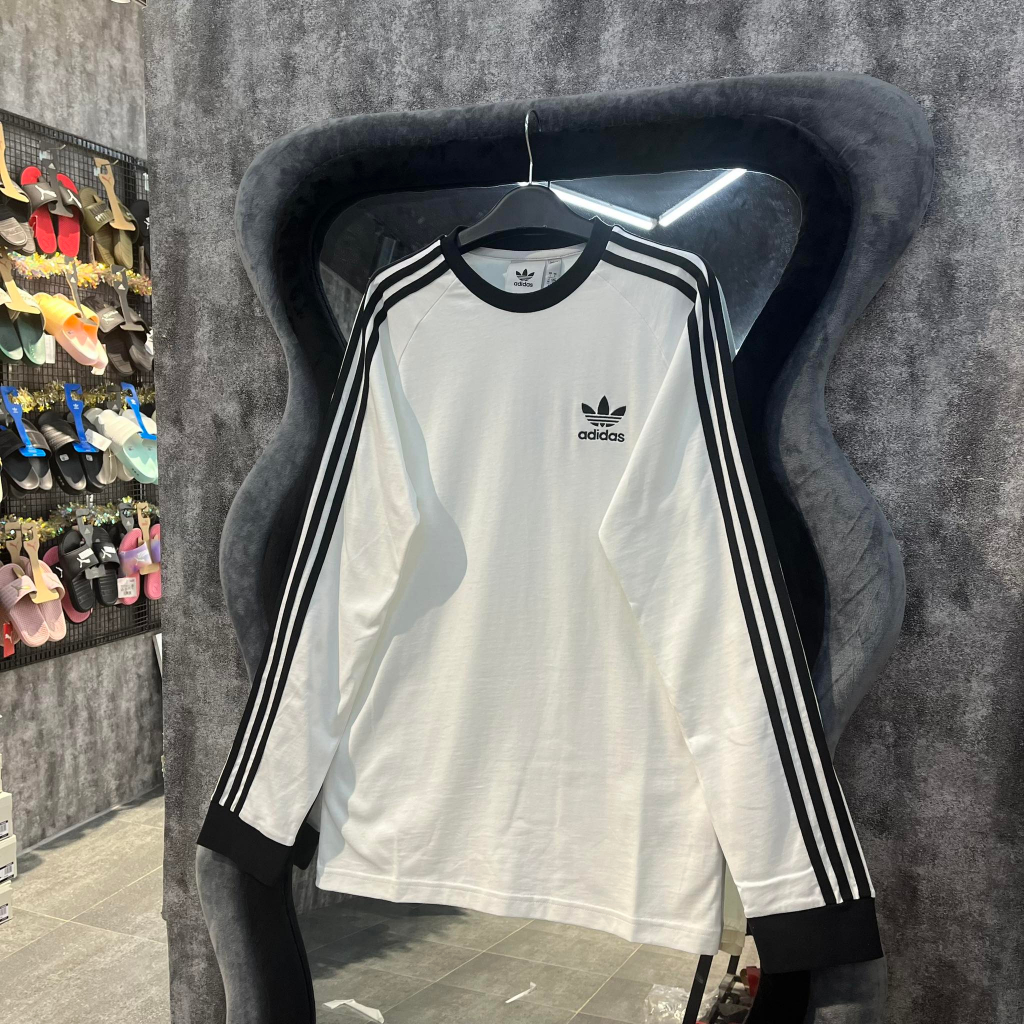 Áo Tay Dài Chính Hãng Adidas ADICOLOR CLASSICS 3-STRIPES Shop Xám Store
