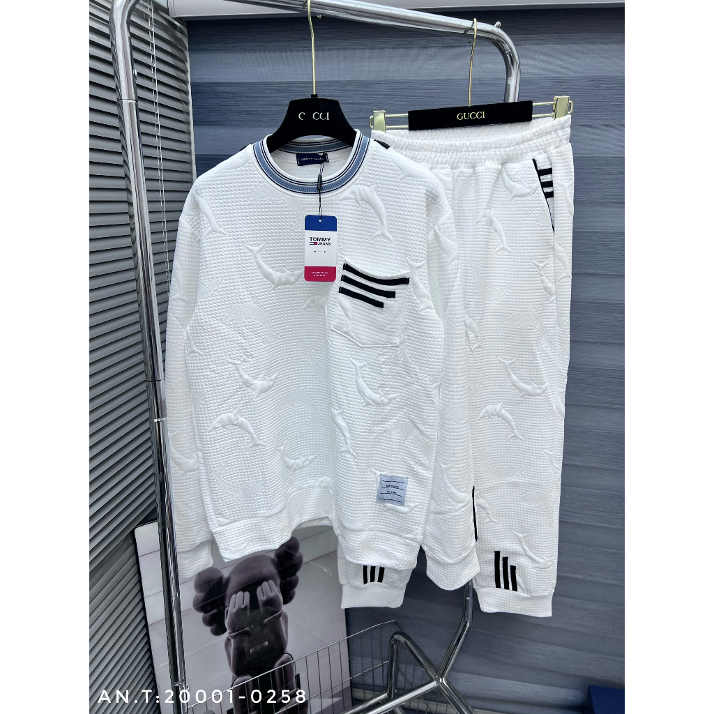 Bộ đồ dài tay chất thun , xốp  VÂN MIX LOGO THÊU BÙ TƠN MỚI CHO AE RỒI NKE🔥🔥🔥🔥  FULL SIZE:S-M-L-XL